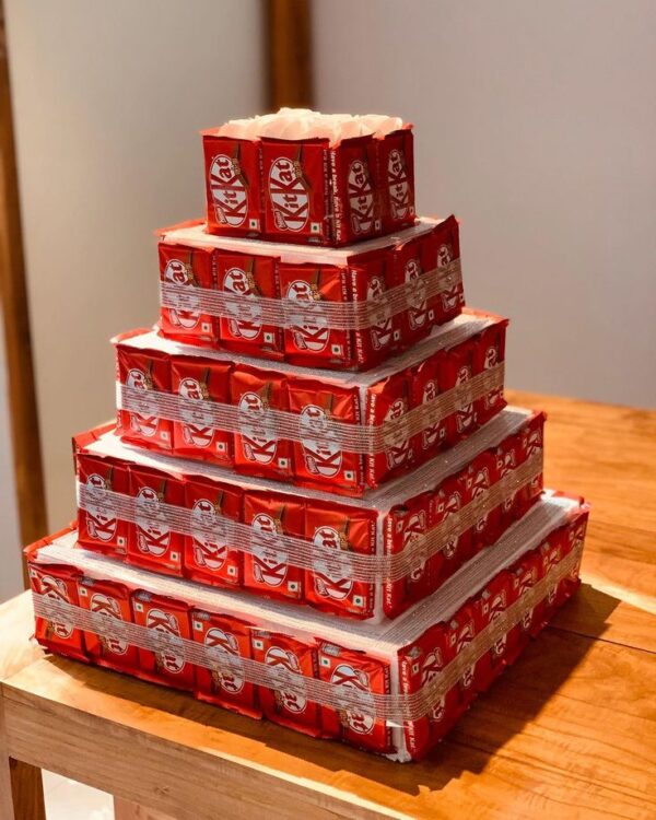 KitKat Chocolate Tower – Handmade Multi-Layer Chocolate Gift