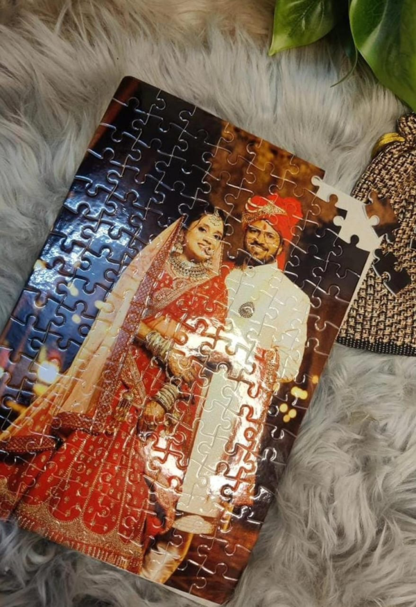 Personalized Wedding Photo Jigsaw Puzzle