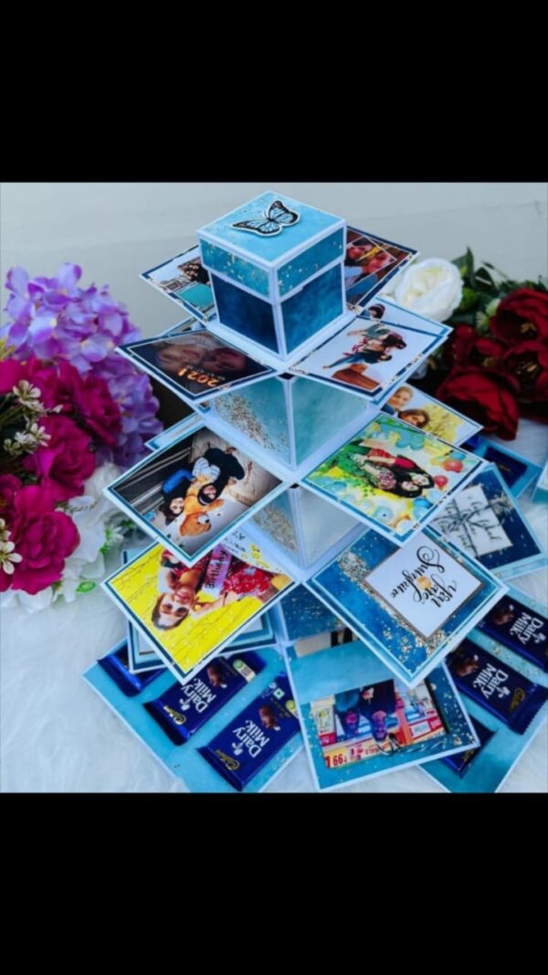 Personalized Photo Explosion Box – Handmade Memory Gift Box